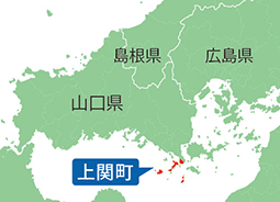 上関町の地図