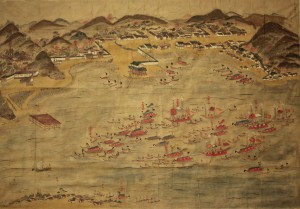 朝鮮通信使船上関来航図(超専寺所蔵)